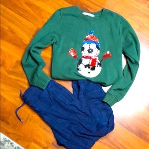 Flip sequined H&M boys sweatshirt with joggers